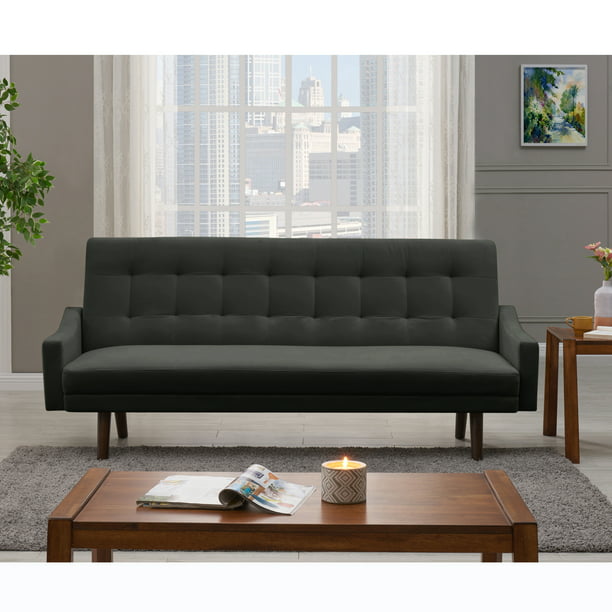 Homesvale Ophir Sofa Bed In Velvet, Bench Style Sofa Bed