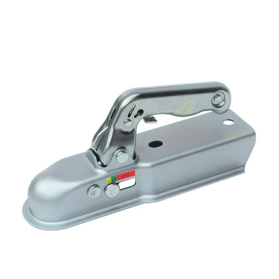 Trailer Coupler For 50mm Hitch Ball Square 60mm Channel RV Parts Camper Accessories Caravan Components ,Easy to Use