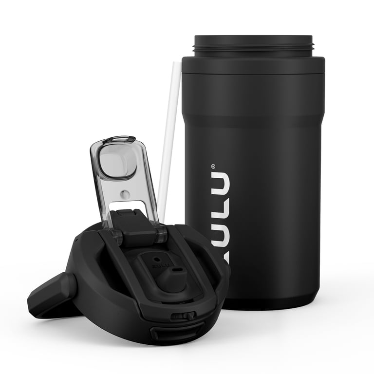 ZULU Scrimmage 64oz Water Bottle with Phone Holder, Black photo 6