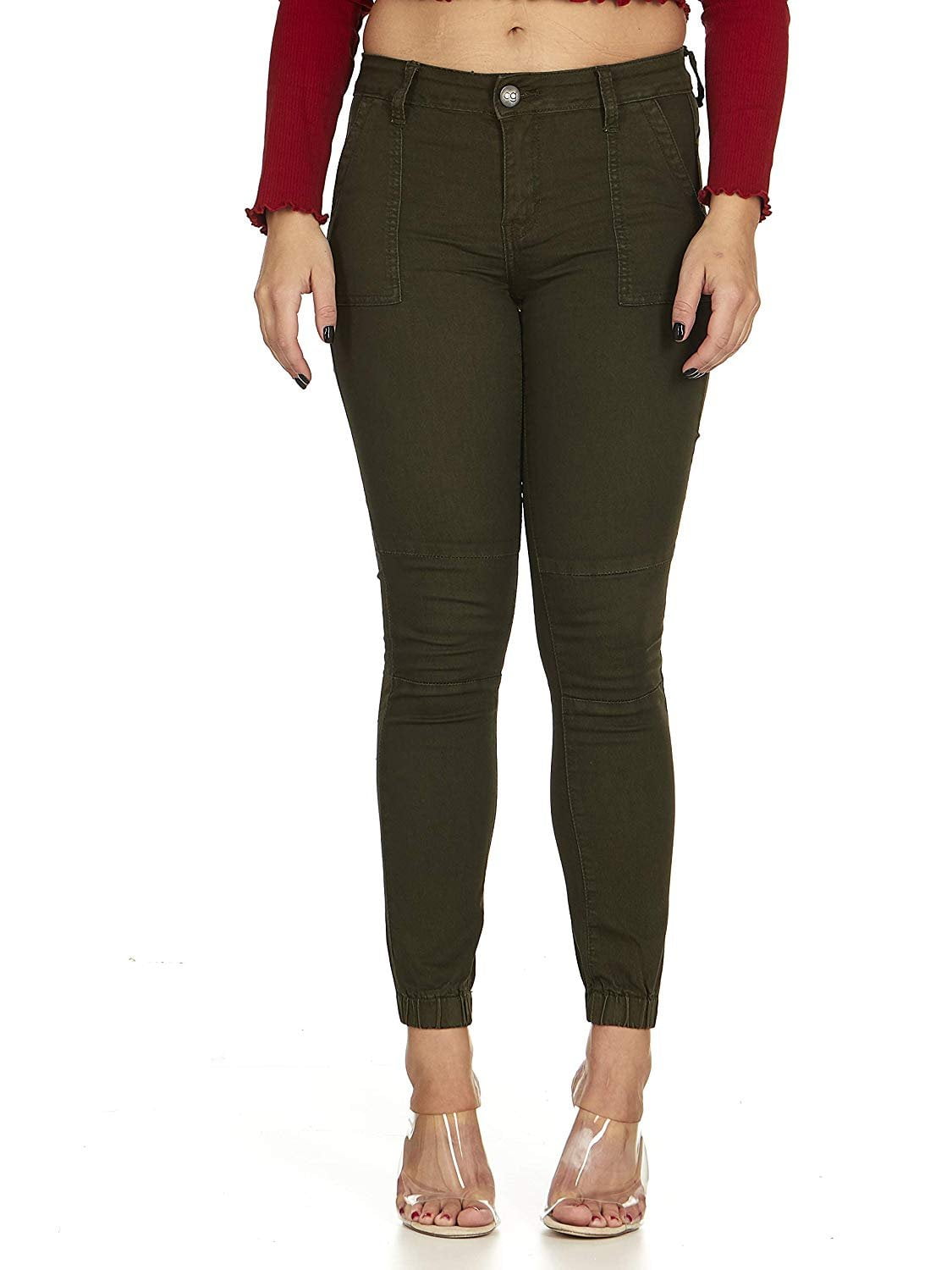 grey skinny joggers junior