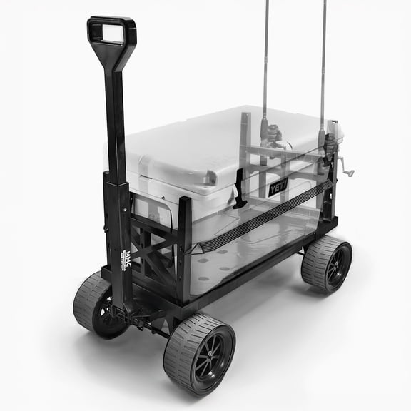 Mighty Max Cart® Tank Heavy-Duty Outdoor Utility Cart Cooler Wheel Kit, Includes Durable Bungee Cords and 8-Inch Wheels