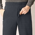 thumbnail image 4 of Admvng Sweatpants for Men Casual Fashion Solid Color Drawstring Elastic Waist Workout Jogger Gym Pants Comfortable Fit Mens Sweatpants with Pockets 30-42, 4 of 9
