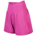 HWeei Girls Flowy Shorts With Spandex Liner 2 In 1 Athletic Running