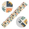 thumbnail image 5 of Yayeee Table Runner 70 inches Long Home Kitchen Dinning Party Decoration, Beige Playful Stamp, 5 of 7