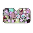 thumbnail image 5 of Invader Zim Car Windshield Sun Shade Auto Front Window Sunshade Cover Block Uv Rays Sun Visor Protector Car Accessories For Car Truck Suv Medium, 5 of 9