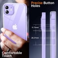 thumbnail image 5 of Shockproof Clear Case for iPhone 12/12 Pro, [Not Yellowing] [10FT Military Drop Protection] Hard Clear Back Four Corner Airbags Drop Protection Phone Cover, 6.1 inch, Transparent, 5 of 14