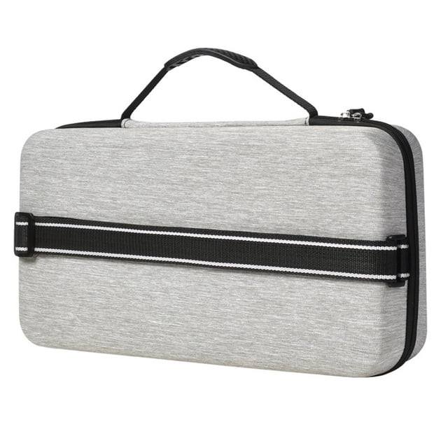 Sac Raquette Pickleball Coque Rigide Sac Raquette Sac de Rangement Pickleball Gris