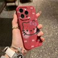 thumbnail image 1 of Sanrio Hello Kitty TPU Cases For iPhone 15 14 13 11 12 Pro Max X XS XR 7 8 Plus Cartoon Cute Soft Shockproof Cover Y2K, 1 of 7
