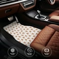 thumbnail image 4 of Uemuo Car Floor Mats - Squirrel And Rose Pattern Carpet Floor Mats for Cars, Auto Accessories Front & Rear Car Floor Foot Mat Sets of 4 Pieces, 4 of 6