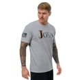 thumbnail image 4 of JOHN Fitted Sleeve T-shirt (Heather Grey, M), 4 of 4