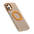 thumbnail image 3 of Candy Color Translucent Phone Case for Samsung Galaxy A06, Compatible with MagSafe - Ultra Slim Lightweight Shockproof Protective Anti-Yellow Phone Cover Designed for Galaxy A06, Orange, 3 of 6