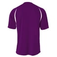 thumbnail image 2 of A4 Cooling Performance Color Block Tee For Teen Male in Purple White 2011 NB3181, 2 of 2