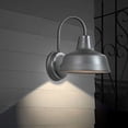 thumbnail image 3 of Portfolio Ellicott 13.12-in H Galvanized Dark Sky Outdoor Wall Light, 3 of 4