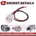thumbnail image 4 of 1 Juego de Cableado de Zócalo de Luz de Señal de Giro para Lexus LX470 1998-2007 No.9007560004/90075-60004 Conector de Pigtail de Bombilla, 4 of 7
