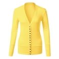 thumbnail image 2 of Cardigans for Women Long Sleeve Cardigan Knit Snap Button Sweater Regular & Plus, 2 of 2