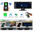 thumbnail image 4 of Portable Wireless Carplay&Android Auto Car Stereo,Newest 9.3 Inch Touch Screen Car Stereo with Bluetooth/FM Synchronization/Rear Camera Navigation Unit Player with Bluetooth FM Transmitter,AUX, TF, 4 of 16