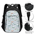 thumbnail image 3 of Daiia Spaceship Pattern USB Charging Backpack for Men and Women, Anti-Theft Backpack,Travel Backpack,School Backpack,College Backpack,Laptop Backpack, 3 of 7