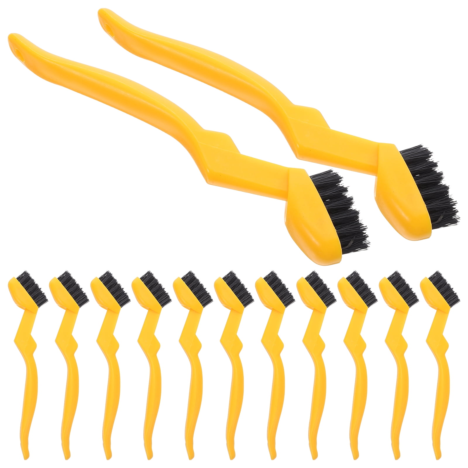 KALLORY Set of 30 Nylon Brushes for Industrial Use and Camping Grills, Effective Deep Stain Removal Tool