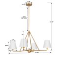 thumbnail image 5 of Crystorama Lighting - Xavier - 4 Light Chandelier In Traditional Style-17 Inches, 5 of 5
