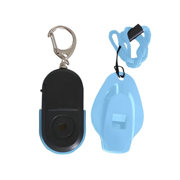 GJX GPS Tracker for Vehicles Whistle Lost Key Finder Flashing Beeping Locator Remote Sonic Keychain LED