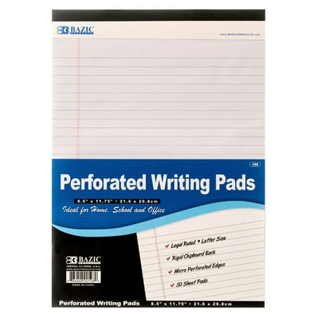 New 304727  Legal Pad 8.5 X 11 1Pk White Bazic (48-Pack) Paper Cheap Wholesale Discount Bulk Stationery Paper (Best Legal Steroids For Bulking)