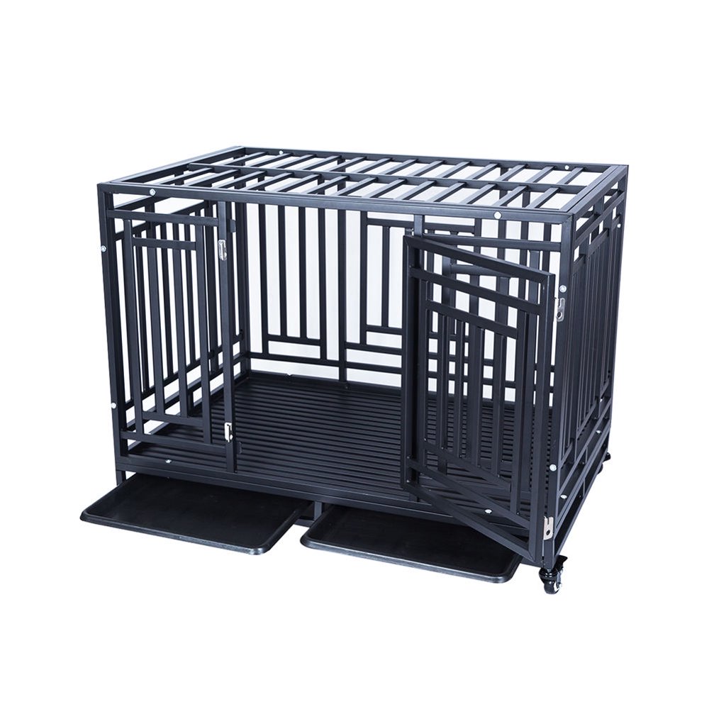 Heavyduty dog cage Cage doghouse Rugged metal frame Doghouse Durable
