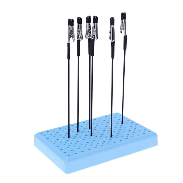 de soporte de pintura + de 6 varils con pinzas de para modedo de aficiones, notas de fotografía de tarjetas de bricoje, varil Hugo Kits de pintura artesanal de bricolaje
