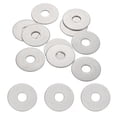 thumbnail image 1 of 10 Pcs M8.5 304 Acier Inoxydable Rondelles Plates 8.5mm ID 28mm OD 1.2mm Épais, Argent, 1 of 6