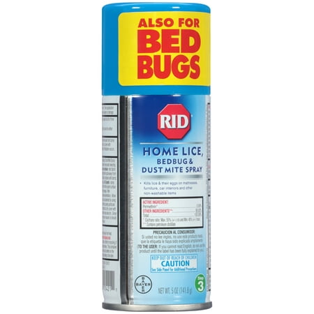 RID Step 3 Home Lice, Bedbug & Dust Mite Spray 5 oz (141.8
