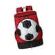 thumbnail image 3 of Mochila de fútbol moderna, mochila deportiva para viajes, ciclismo y actividades al aire libre. rojo negro, 3 of 9
