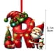 thumbnail image 2 of Adornos navideños, adornos navideños, regalos navideños, árbol de Navidad acrílico 2D, colgante de 26 letras, regalo decorativo, colgantes para fiestas navideñas familiares, objetos colgantes, 2 of 5