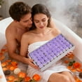 thumbnail image 1 of Ramo de flores de jabón de rosas artificiales | Flores de jabón decorativas | Caja de regalo con cabeza de rosa azul triturada | Decoración floral fragante para la limpieza del hogar, 1 of 6