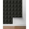 thumbnail image 3 of NextWall  Quadrant Geo Peel and Stick Wallpaper 27 in. W x 18 ft. L - Blacksmith, 3 of 10