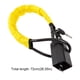 thumbnail image 3 of Cerradura Giratoria para Volante Coche Hebillas Seguridad Antirrobo () Amarilla, 3 of 3