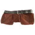 thumbnail image 6 of CHEETAH: Suede Leather 11 Pocket Tool And Nail Apron with Leather Belt, 6 of 7