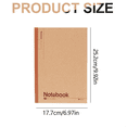 thumbnail image 3 of A5/B5 Composition Notebook Journals Rainbow Spines Cover College Ruled Lined Paper A5 B5 Size Writing Diary Note Book for Home Sch ool Office 1Pcs, 3 of 5