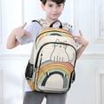 thumbnail image 6 of FORMRS School Backpack 17" Student Travel Bag with Laptop Compartment, White Cat Rainbow, 6 of 7