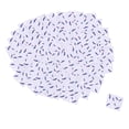 thumbnail image 2 of 100Pcs Necklace Earring Bracelet Display Hanger Hanging Cards Blue Feathers, 2 of 6