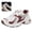 Red, variant on Willtoo Womens Sneakers Breathable Mesh Round Toe Athletic Shoes Lace‑Up Lightweight Platform Non Slip Trainers
