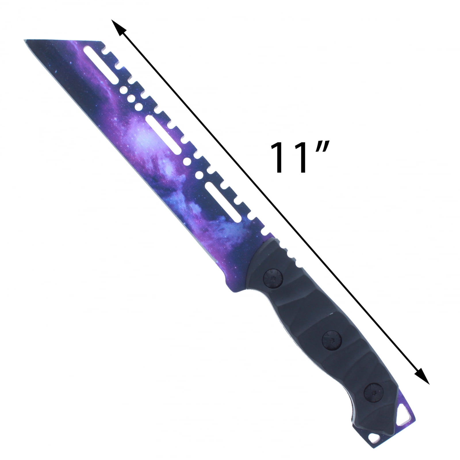 ASR Outdoor Full Tang Hunting Knife ABS Handle Fixed Blade Space Galaxy Design