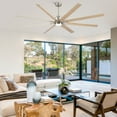 thumbnail image 6 of Wellspeed 84 in. Solid Wood Ceiling Fan, Industrial, Indoor Room/Outdoor, Large Brushed Nickel, with 8 Blades, 6 of 11