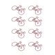 thumbnail image 5 of 100 Clips De Papel, Mini Clips De Papel Multiusos Con Forma De Bicicleta Linda, Proceso De Galvanoplastia, Clips De Papel De Metal Duraderos Y Resistentes Al óxido Para Oficina, Escuela, Hogar, 5 of 14