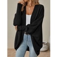 thumbnail image 4 of jinghuiyue Women Long Sleeve Cardigans Casual Batwing Sleeve Knitted Coat Loose Open Front Sweater Outwear M, 4 of 5