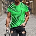 thumbnail image 2 of KIHOUT Men's Cotton Blend Short Sleeve Crew Neck T Shirts, Full Printed Shirts Casual Workout Sports Tops Blosue for Men, 2 of 5