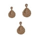 thumbnail image 2 of 3pc Wall Vegetable Storage Fruit Basket Birdhouse Wall Hanging Teardrop Mesh Pocket Hand-Woven Wall Hanging, 2 of 9