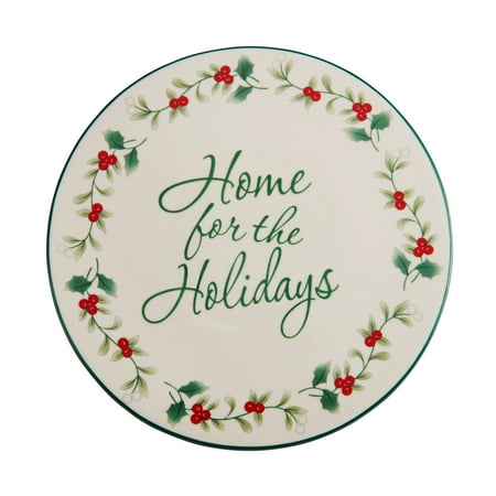 Pfaltzgraff Winterberry Stoneware Home for The Holidays 8.8 in Round Trivet