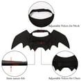 thumbnail image 3 of Alas de murciélago para gato y mascota para decoración de fiesta de Halloween, collar para cachorro, disfraz de murciélago, lindo vestido para cachorro y gato M, 3 of 5