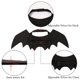 thumbnail image 3 of Alas de murciélago para gato y mascota para decoración de fiesta de Halloween, collar para cachorro, disfraz de murciélago, lindo vestido para cachorro y gato M, 3 of 5
