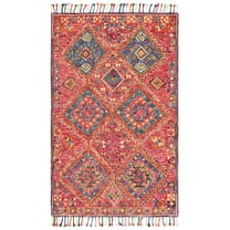 SAFAVIEH Aspen Kristen Geometric Area Rug, Red/Blue, 5' x 8'