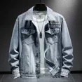thumbnail image 5 of Abrigos de mezclilla para hombre con bordado Chaqueta vaquera para hombre Ropa de abrigo de invierno de carga azul Joker Korea al precio más bajo Marca de moda Y2k G, 5 of 5